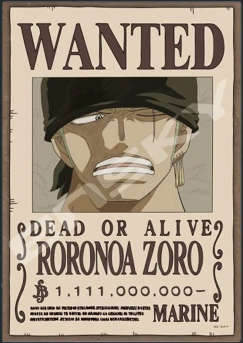 Swordsman "Pirate Hunter" Zoro Ensky Puzzle