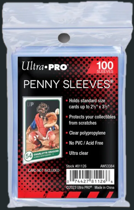 Ultra Pro: Soft Card Penny Sleeves - Standard (100-Pack)